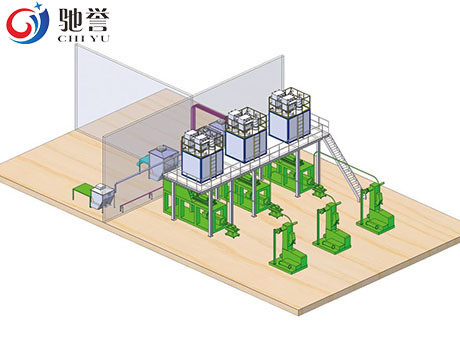Hệ thống trộn định lượng tự động cho dây chuyền sản xuất cao su