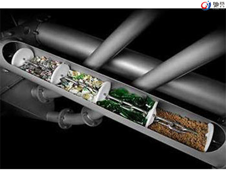 Băng tải xích hình ống vận chuyển thực phẩm