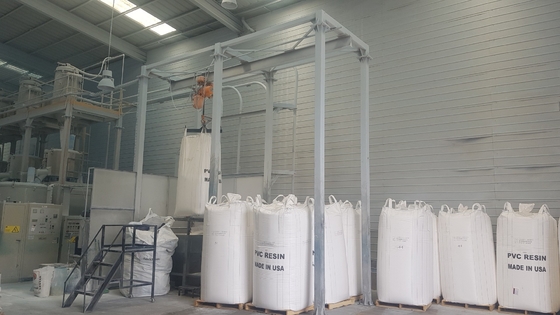Hệ thống băng tải cân trộn bột hoàn toàn tự động cho ép đùn ống nhựa PVC