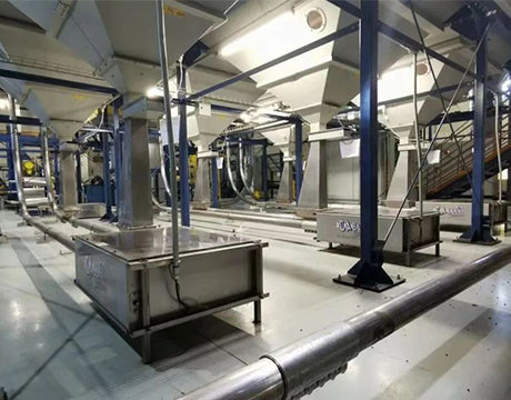 Hệ thống dây chuyền băng tải thép không gỉ cho bột thực phẩm
