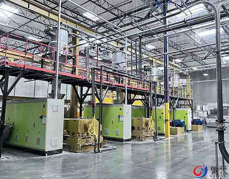 Hệ thống băng tải cấp liệu chân không tự động bằng khí nén cho máy đùn PVC