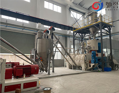 Hệ thống vận chuyển cấp liệu tự động cho máy trộn bột với băng tải trục vít