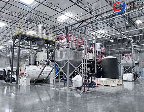 Hệ thống băng tải cấp liệu tự động cho máy trộn bột và máy đùn PVC