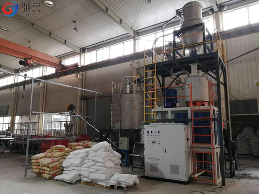 Hệ thống băng tải trộn cấp liệu tự động cho dây chuyền đùn hồ sơ khung cửa WPC