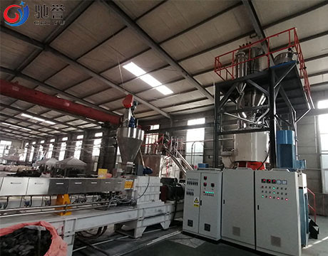 Hệ thống băng tải trộn cấp liệu tự động cho dây chuyền đùn hồ sơ khung cửa WPC