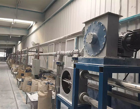 Băng tải xích ống Hệ thống băng tải tự động Máy đùn cấp liệu