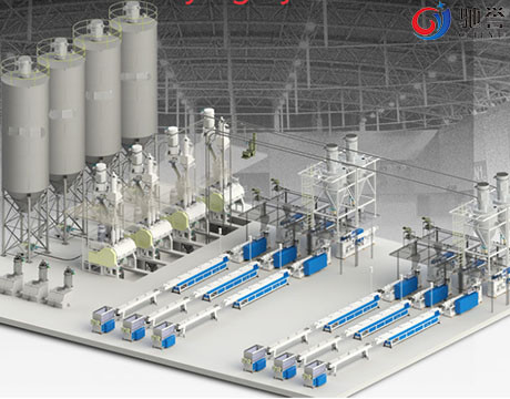 Máy trộn bột Máy trộn PVC Nguyên liệu nạp phễu