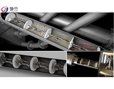 Băng tải xích ống Schrage