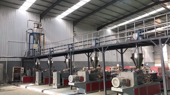 Băng tải xích ống Hệ thống băng tải tự động Máy đùn cấp liệu