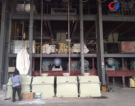 Dây chuyền hệ thống băng tải khí nén cấp liệu tự động